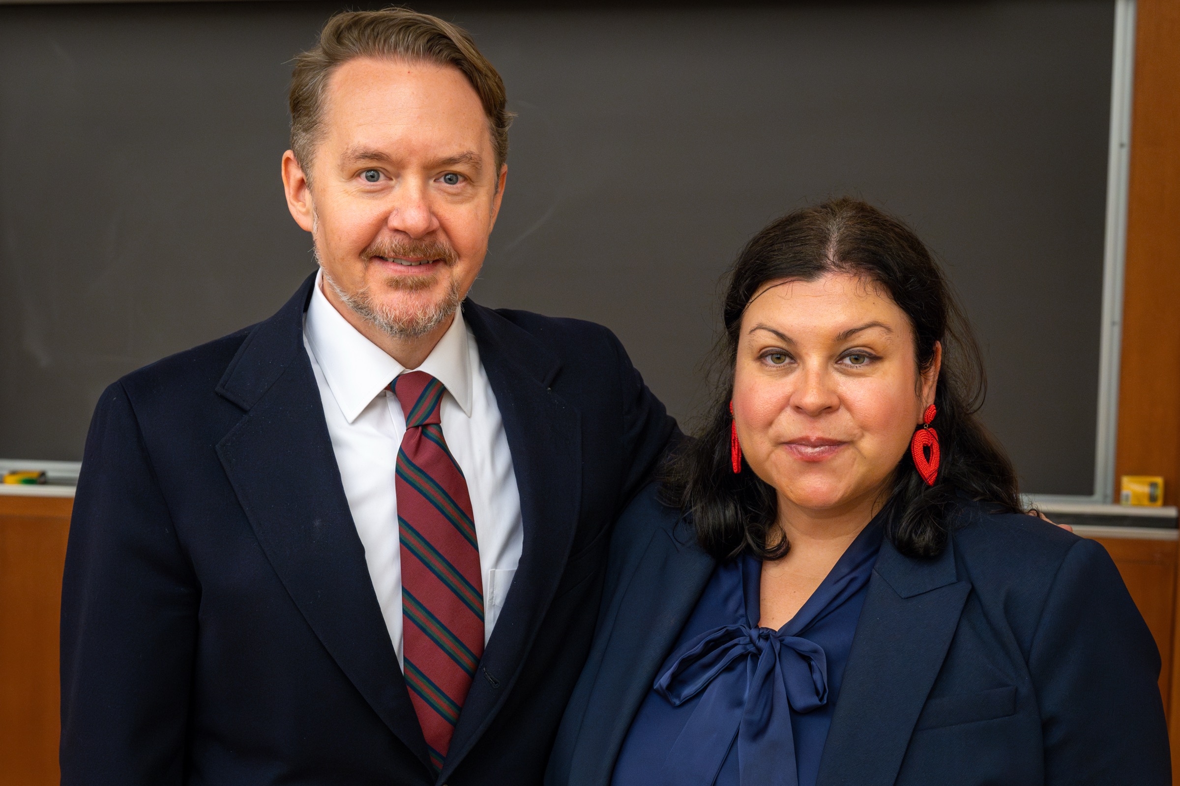 Andrew Reeves with Melanie Fontes Rainer of the U.S. Department of Health and Human Services