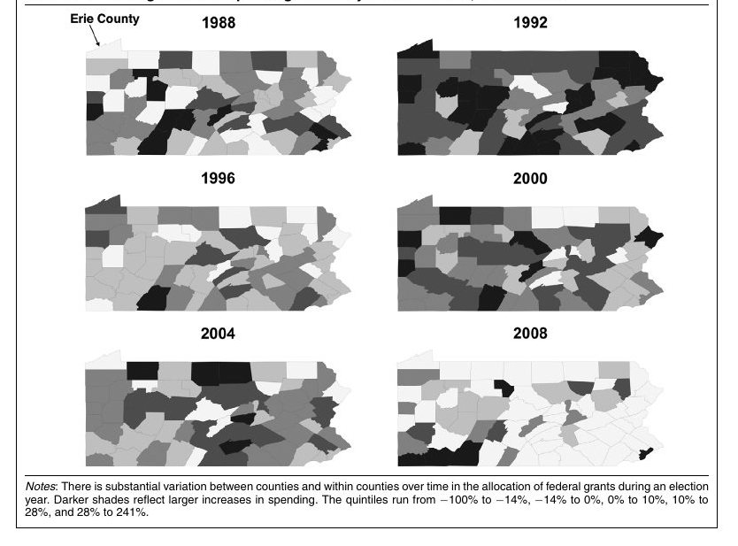 Featured visual from The Influence of Federal Spending on Presidential Elections